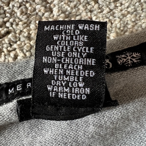 Rue21 Large Christmas Dear Santa Flip Sequins Naughty Nice Ugly Holiday Silver - Picture 10 of 10